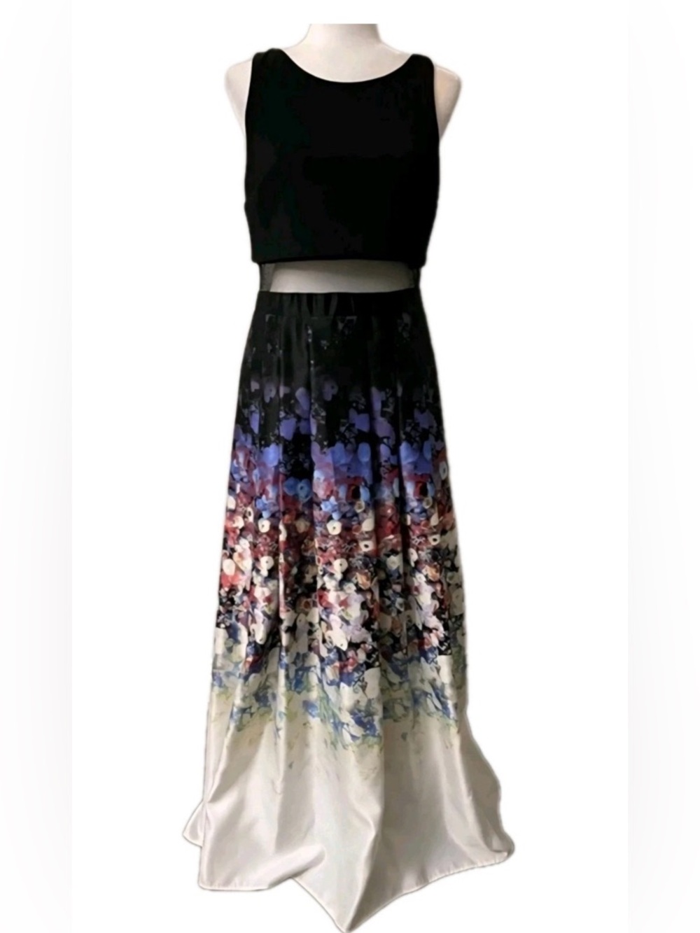 Betsy and Adam One Piece Satin Dress With Pockets - Size 6